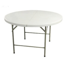 Table pliante ronde en plastique 4FT pour 6 personnes utilisée